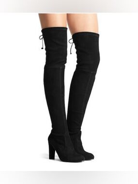 Stuart Weitzman Highland suede over-the-knee boots